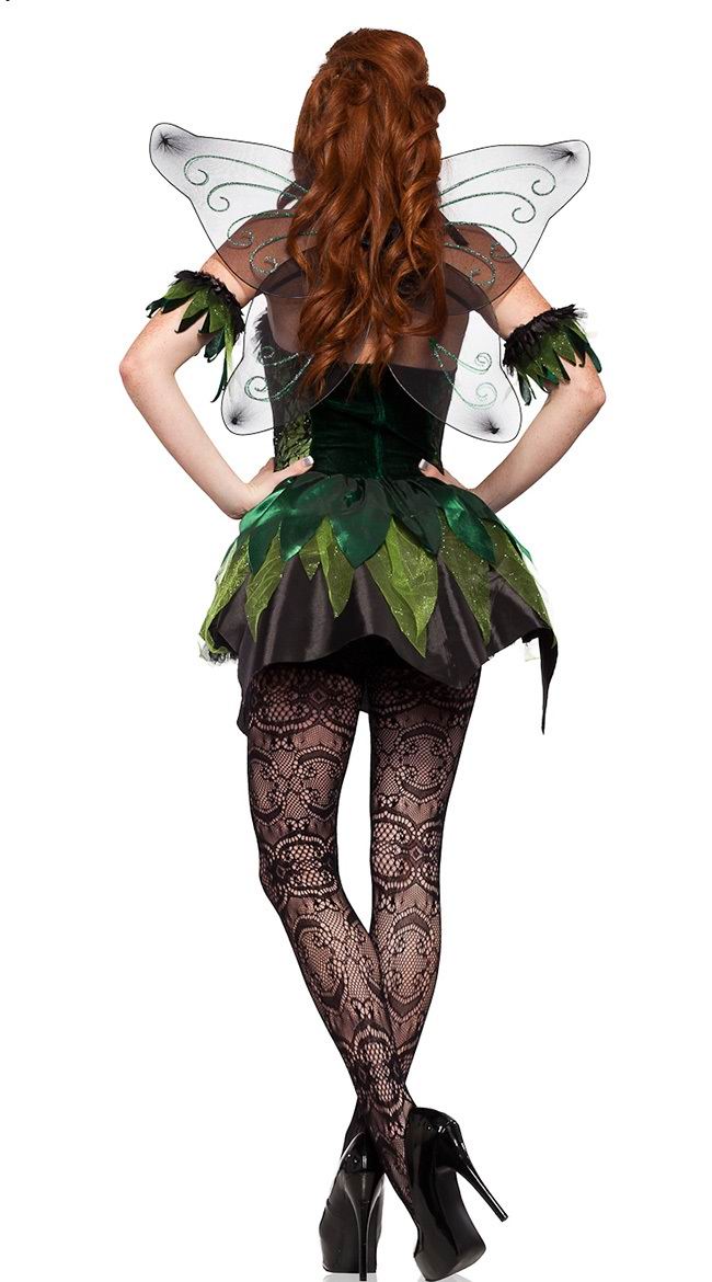 F1473 Sexy Green Absinthe Fairy Gothic Costume